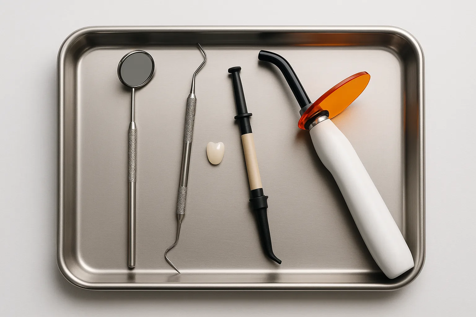 Dental treatment tools for porcelain veneers procedure in clinical setting