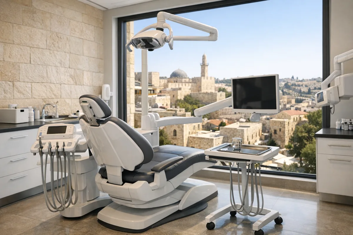 Modern dental clinic in Jerusalem equipped for smile makeover procedures